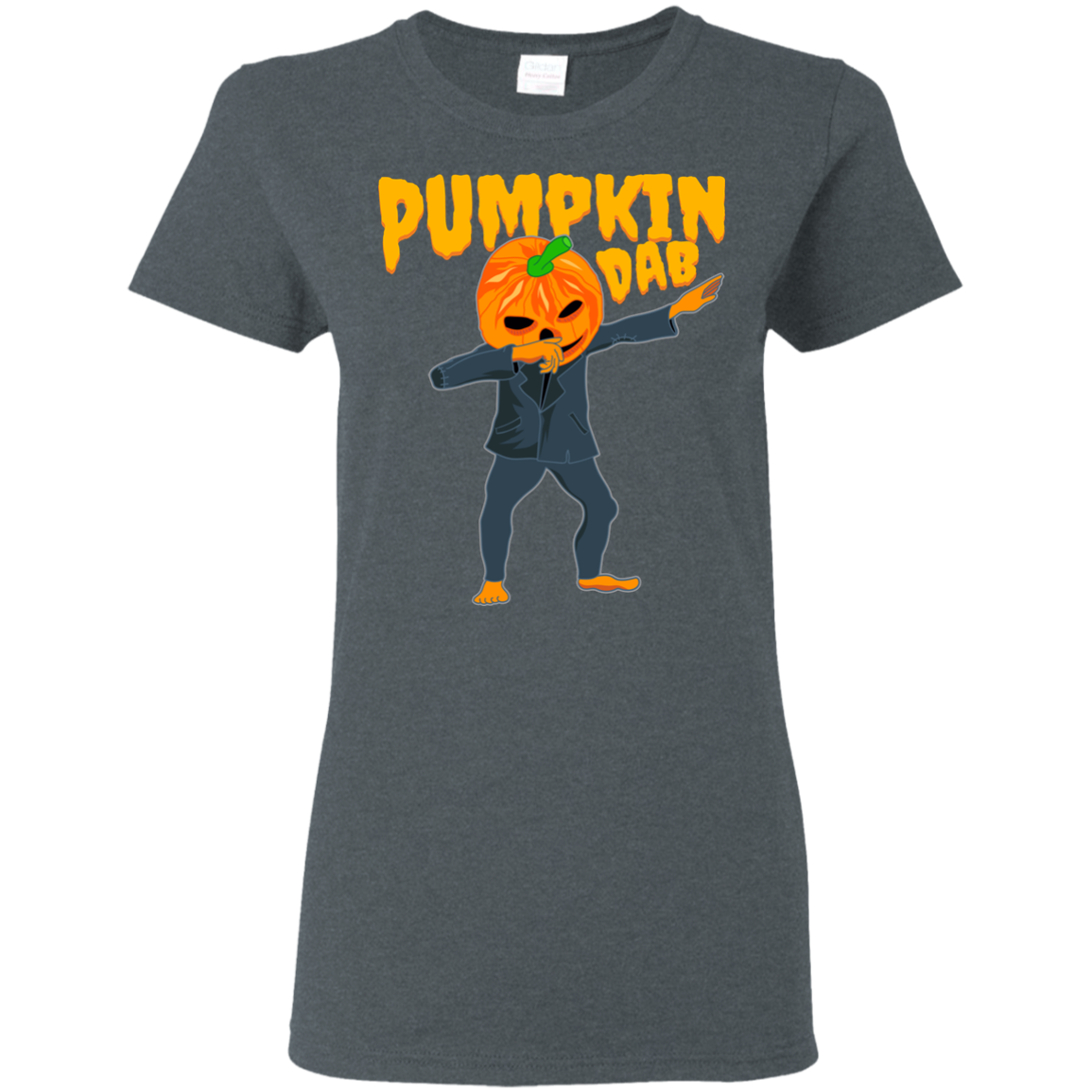 Trendy Pumpkinhead Dab T-Shirt Halloween Shirt (Women) - DNA Trends
