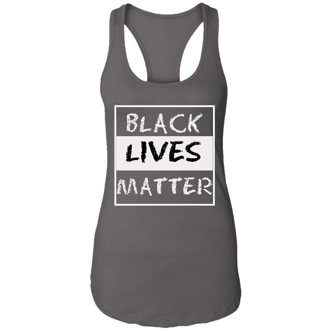 Black Lives Matter Ladies Racerback Tank - DNA Trends