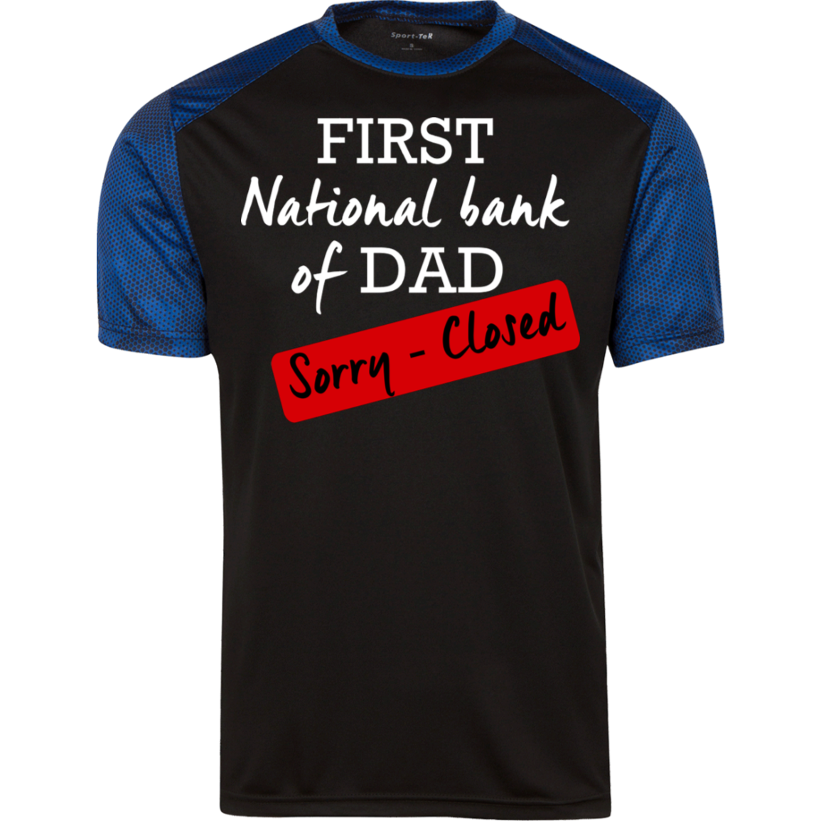 National Bank of Dad CamoHex  T-Shirt - DNA Trends