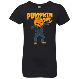 Trendy Pumpkinhead Dab T-Shirt Halloween Tshirts (Girls) - DNA Trends