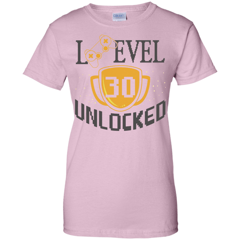 Image of Level 30 Unlocked Ladies' 100% Cotton T-Shirt - DNA Trends