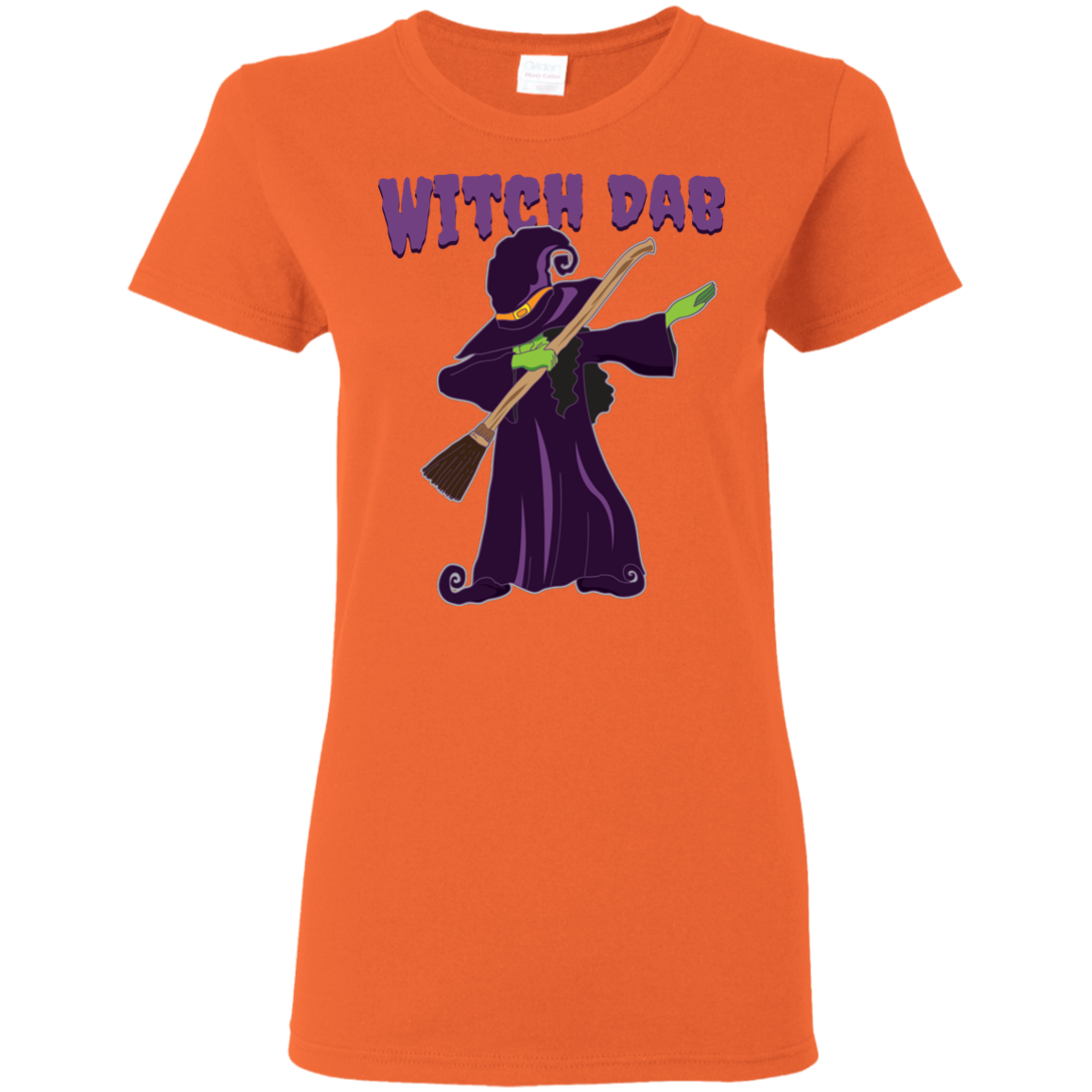 Trendy Witch Dab T-Shirt Halloween Shirts (Women) - DNA Trends