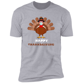 Happy Thanksgiving Masked Turkey Premium T-Shirt - DNA Trends