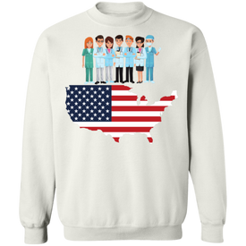 Essential Workers Labor Day Crewneck Pullover Sweatshirt - DNA Trends