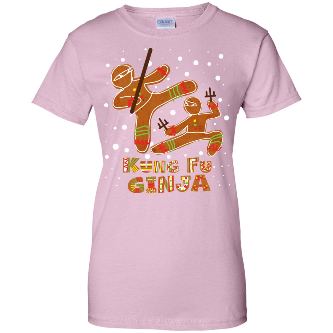 Funny Kung Fu Ninja Ladies' 100% Cotton T-Shirt for This Christmas - DNA Trends