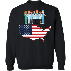 Essential Workers Labor Day Crewneck Pullover Sweatshirt - DNA Trends