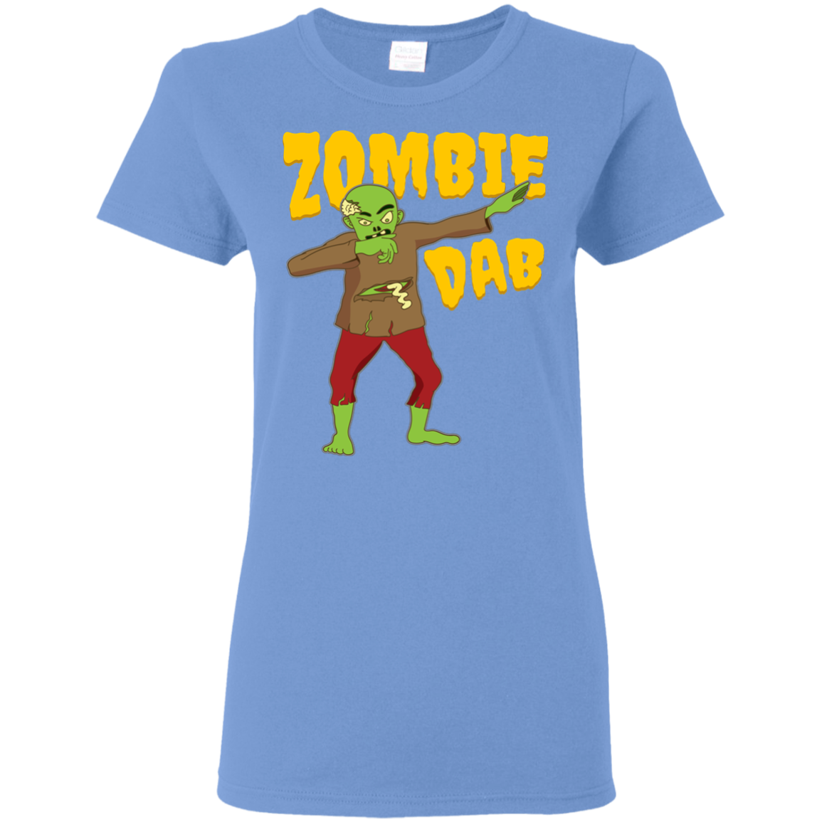 Trendy Zombie Dab T-Shirt Halloween Tee (Women) - DNA Trends