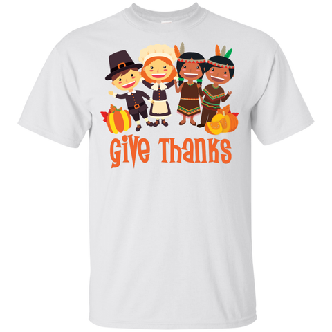 Image of Cool Give Thanks Youth Ultra Cotton T-Shirt - DNA Trends