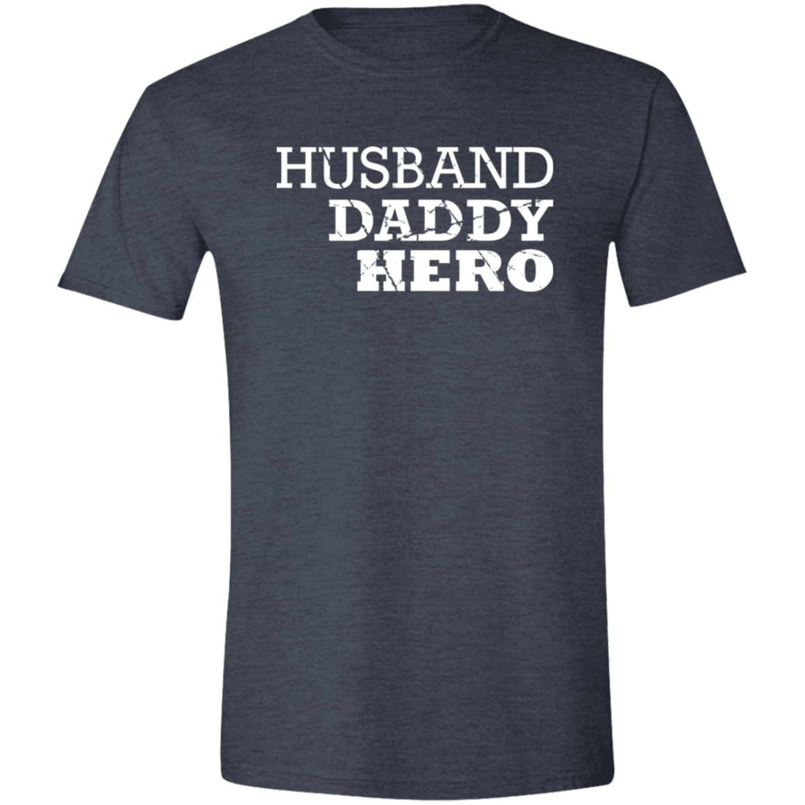 Husband Daddy Hero Softstyle T-Shirt - DNA Trends