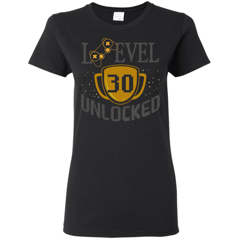 Image of Level 30 Unlocked Ladies' 5.3 oz. T-Shirt - DNA Trends
