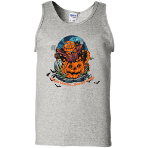 Spooky Yard Halloween Costume Tank Top (Men) , Forget Ghosts... Beware Of Me Custom Design - DNA Trends