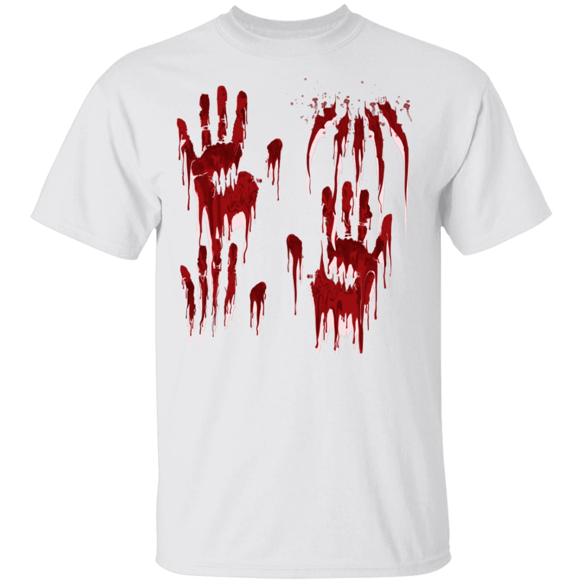 Blood Handprint Halloween Costume Youth  T-Shirt - DNA Trends