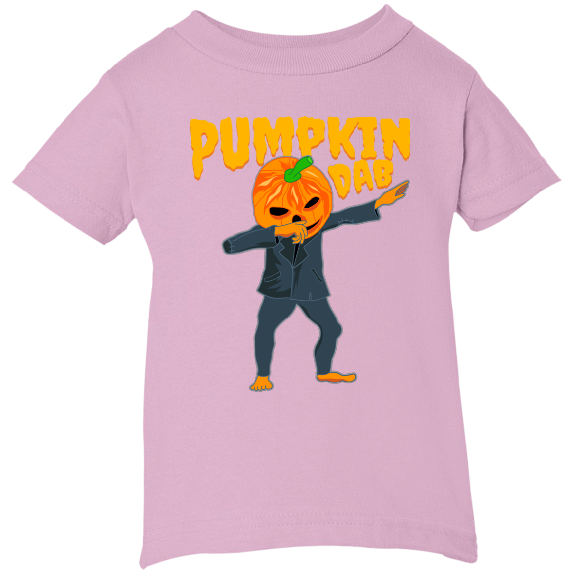 Trendy Pumpkinhead Dab T-Shirt Halloween Clothing (Infants) - DNA Trends
