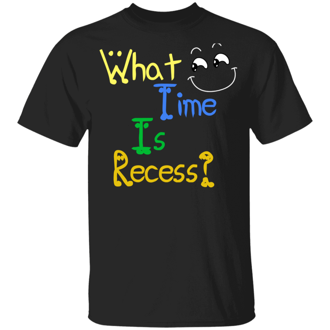 What Time Is Recess - Back to School Youth T-Shirt - DNA Trends