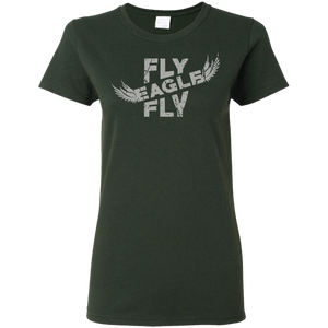 Fly Eagles Fly Ladies' 5.3 oz. T-Shirt - DNA Trends