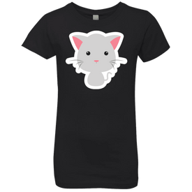 Cute Kitty Girls' Princess T-Shirt - DNA Trends