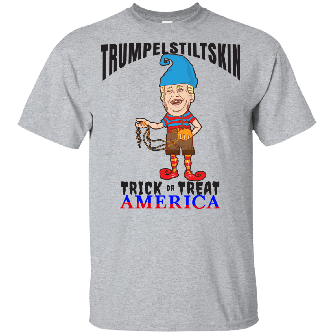 Trumpelstiltskin Trick Or Treat America T-Shirt Halloween Tee (Boys) - DNA Trends