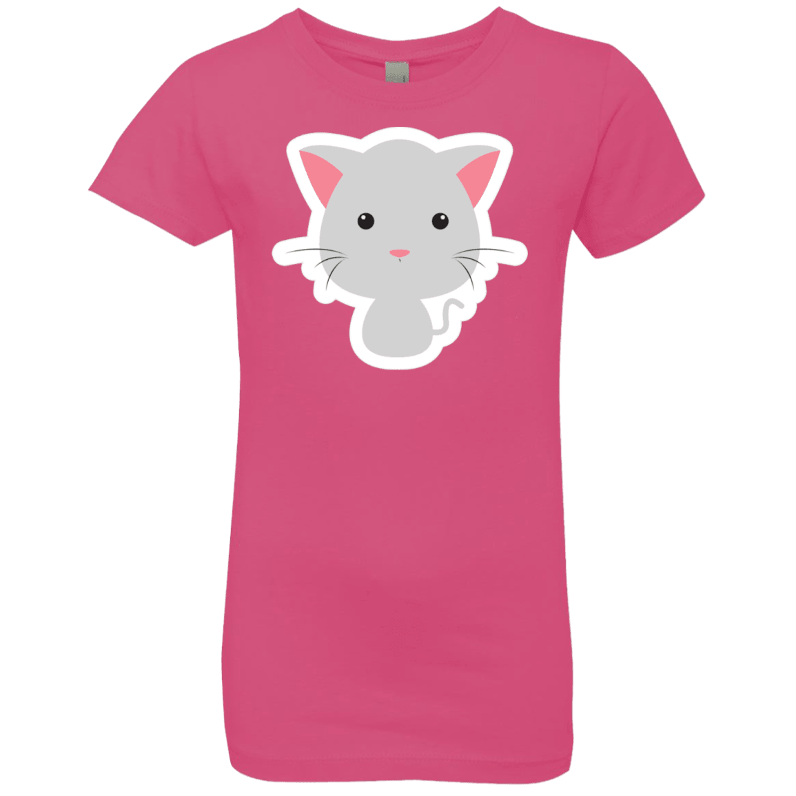 Cute Kitty Girls' Princess T-Shirt - DNA Trends