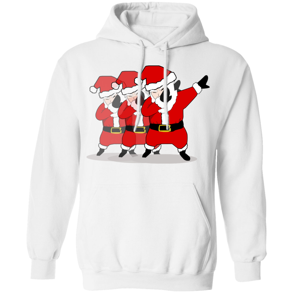 Cool Awesome Dabbing Santa Pullover Hoodie - DNA Trends