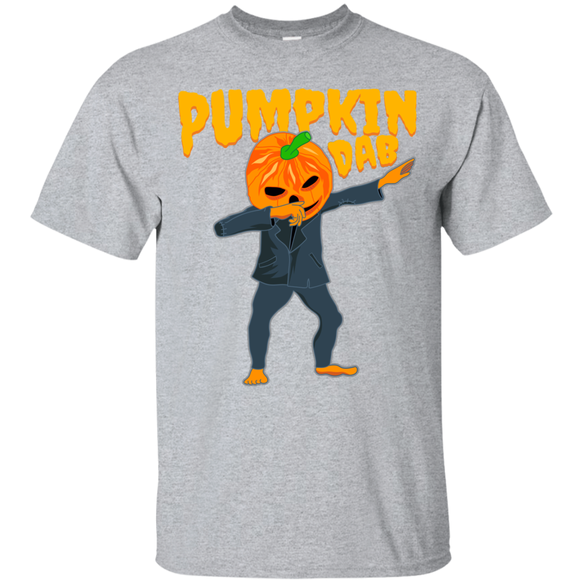 Trendy Pumpkinhead Dab T-Shirt Halloween Apparel (Men) - DNA Trends