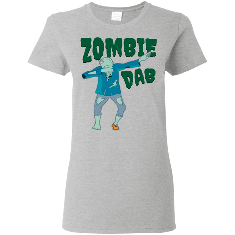 Image of Trendy Zombie Dab T-Shirt Halloween Tee (Women) - DNA Trends