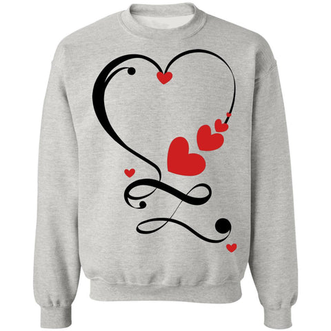 Valentine Infinity(Forever) Love Crewneck Pullover Sweatshirt