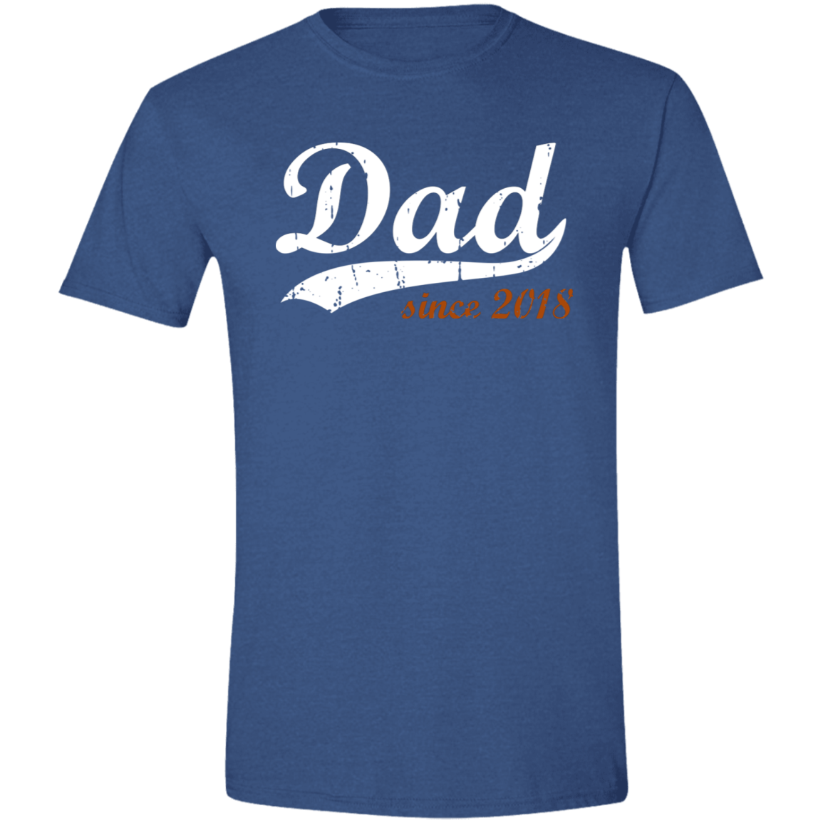 Dad Since 2018 Softstyle T-Shirt - DNA Trends