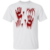 Blood Handprint Halloween Costume Unisex T-Shirt - DNA Trends