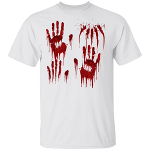 Blood Handprint Halloween Costume Unisex T-Shirt - DNA Trends