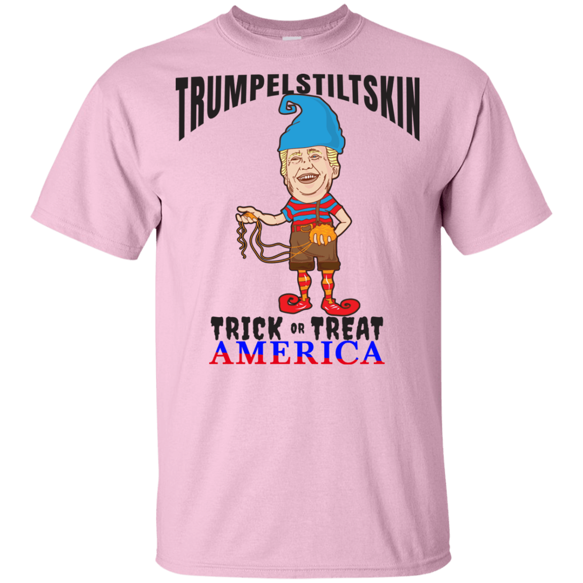 Trumpelstiltskin Trick Or Treat America T-Shirt Halloween Tee (Boys) - DNA Trends