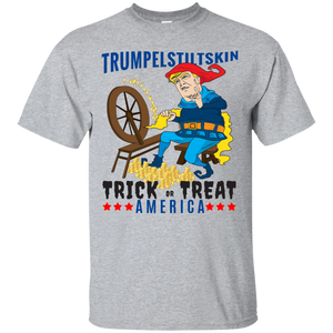 Trumpelstiltskin Trick Or Treat America T-Shirt Halloween Apparel (Men)