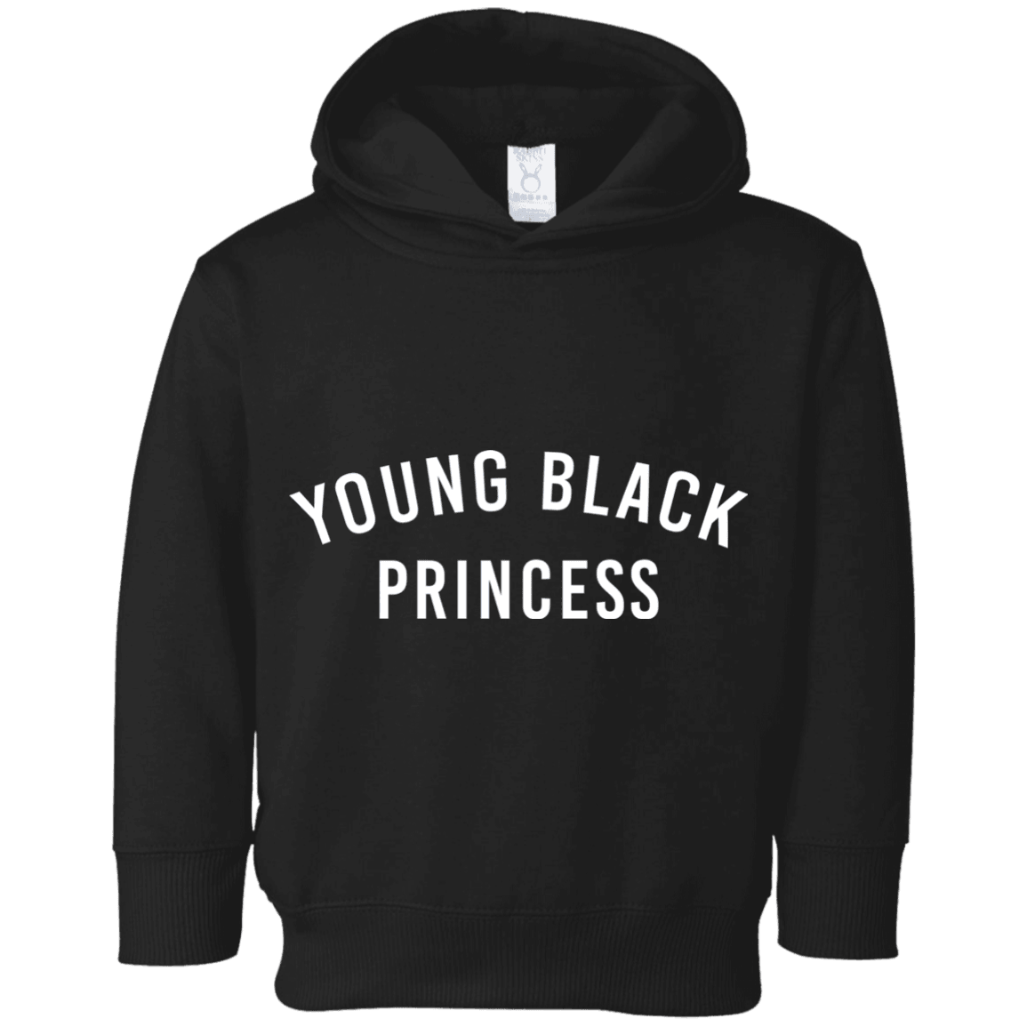 Young Black Princess 3 Toddler Fleece Hoodie - DNA Trends