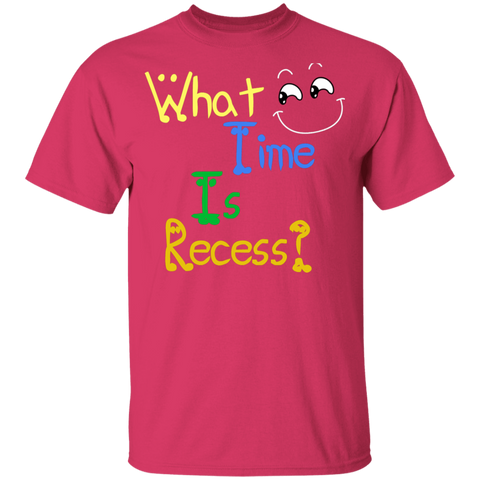 Image of What Time Is Recess - Back to School Youth T-Shirt - DNA Trends