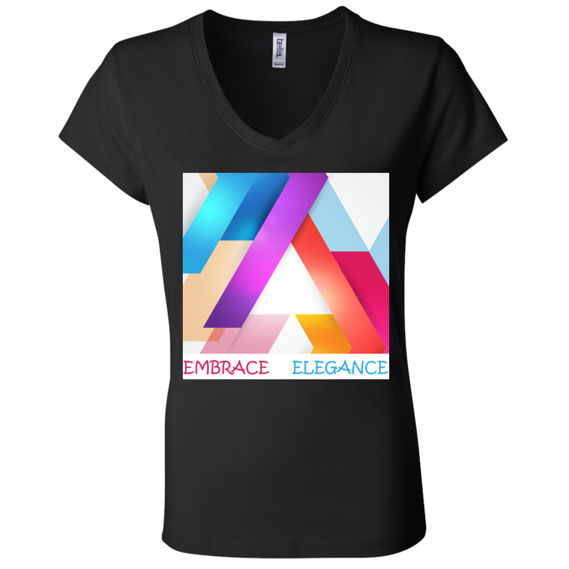 Embrace Elegance Ladies' V-Neck T-Shirt - DNA Trends