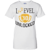 Level 30 Unlocked Ladies' 100% Cotton T-Shirt - DNA Trends