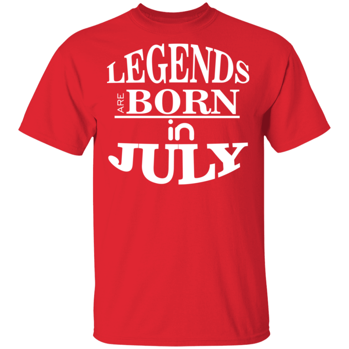 Legends are Born in July T-Shirt - DNA Trends