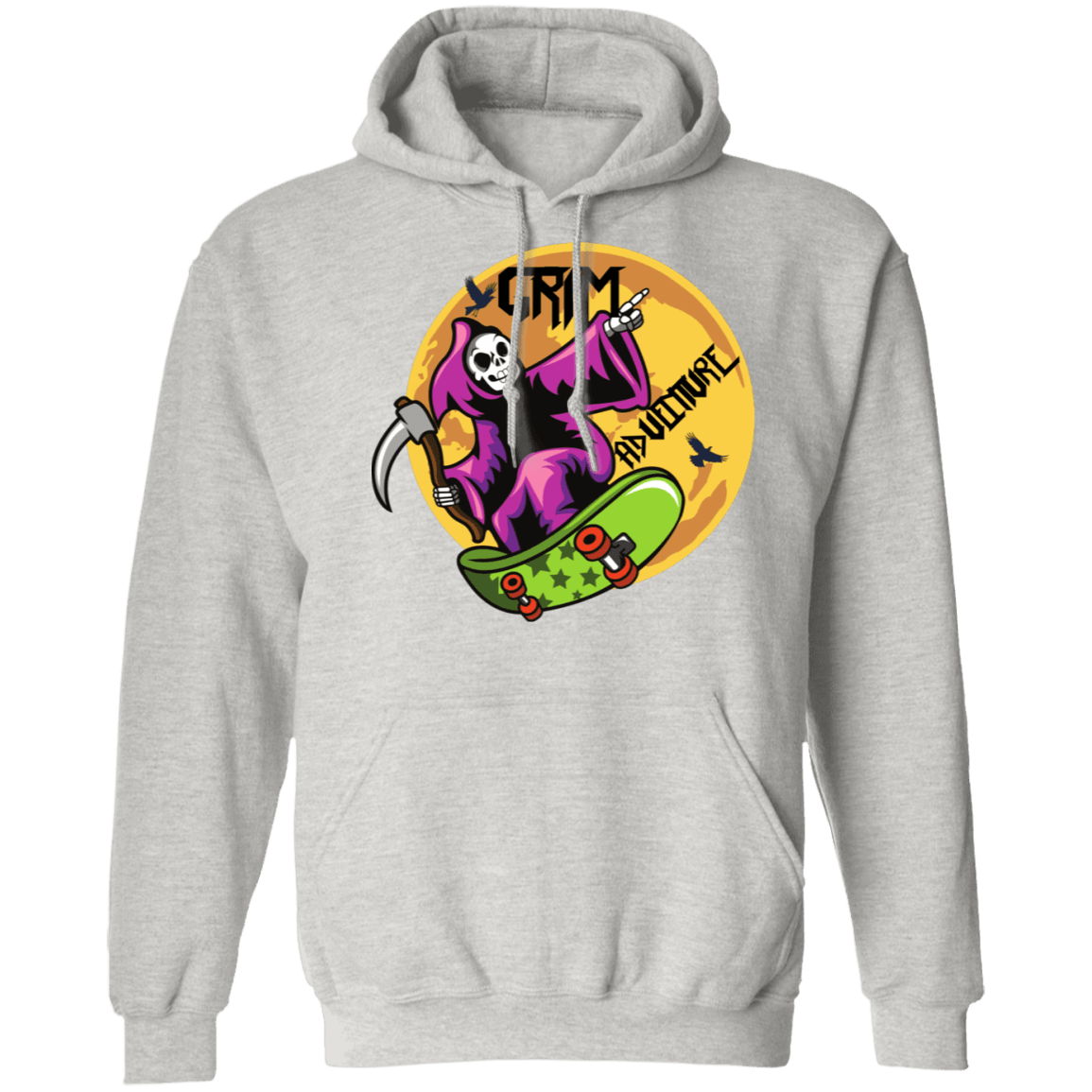 Grim Adventure Halloween Costume Pullover Hoodie - DNA Trends