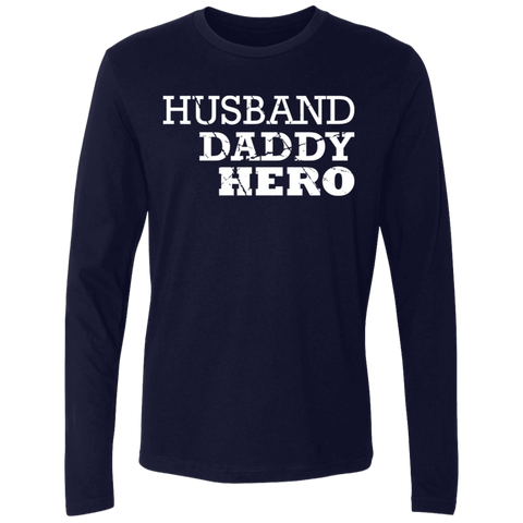 Image of Husband Daddy Hero Premium LS - DNA Trends