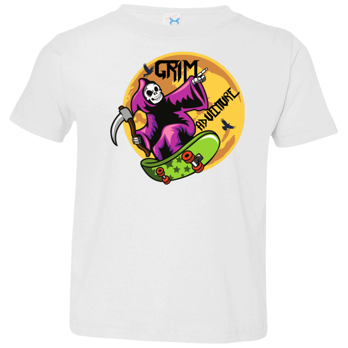 Grim Adventure Halloween Costume Toddler Jersey T-Shirt - DNA Trends