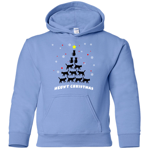 Image of Stylish Meowy Christmas Pullover Christmas Hoodie for The Youth - DNA Trends