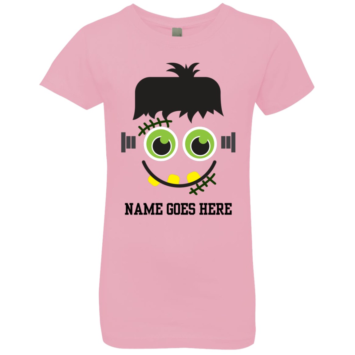 Personalised Frankenstein  Halloween Costume T-Shirt(Girls) - DNA Trends
