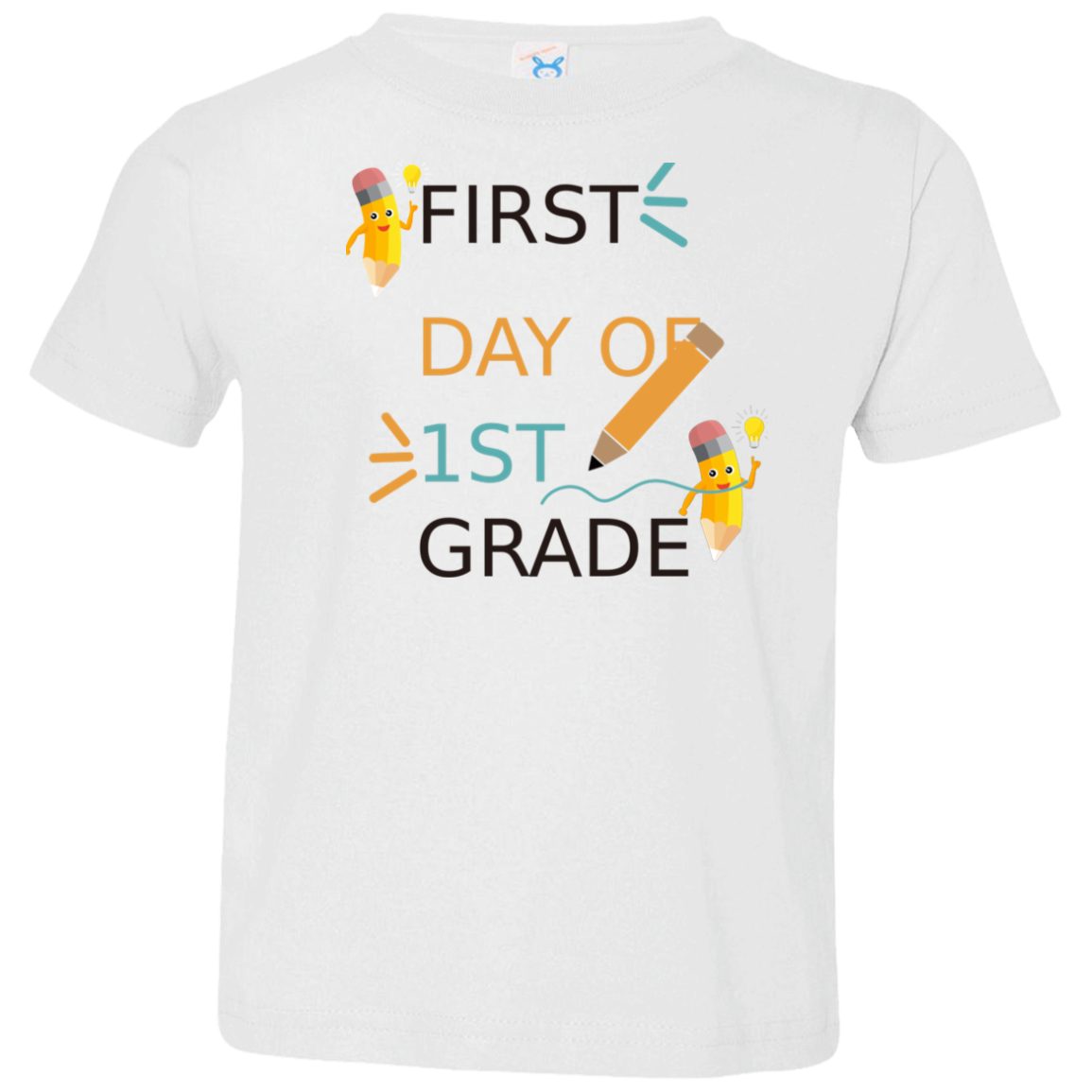 First Day Of First Grade Toddler Jersey T-Shirt, Back To School Tshirt - DNA Trends