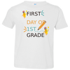 First Day Of First Grade Toddler Jersey T-Shirt, Back To School Tshirt - DNA Trends