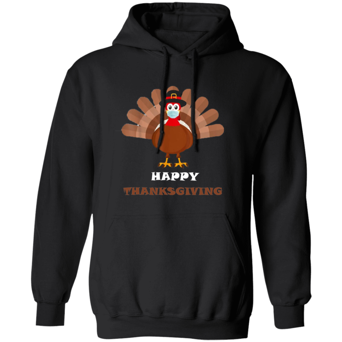 Happy Thanksgiving Masked Turkey Pullover Hoodie - DNA Trends