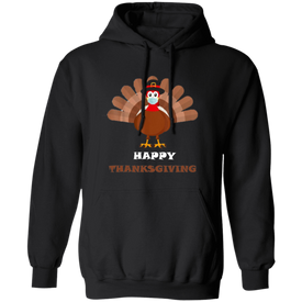 Happy Thanksgiving Masked Turkey Pullover Hoodie - DNA Trends