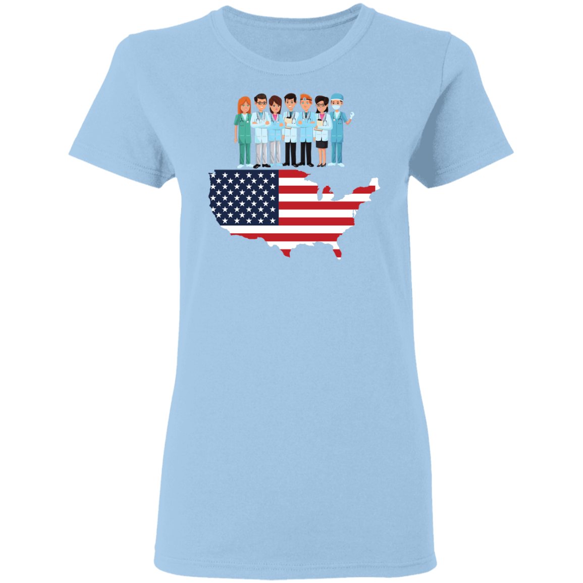 Essential Workers Labor Day Ladies'  T-Shirt - DNA Trends