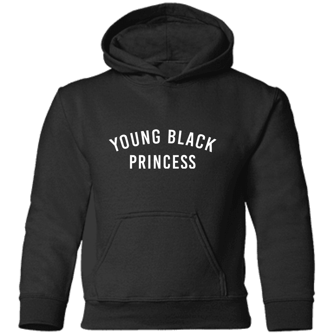 Young Black Princess 2 Cargo Toddler Pullover Hoodie - DNA Trends