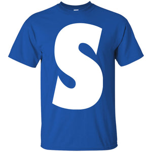 Chipmunks "S" Simon Letter Print T-Shirt (Men) - DNA Trends