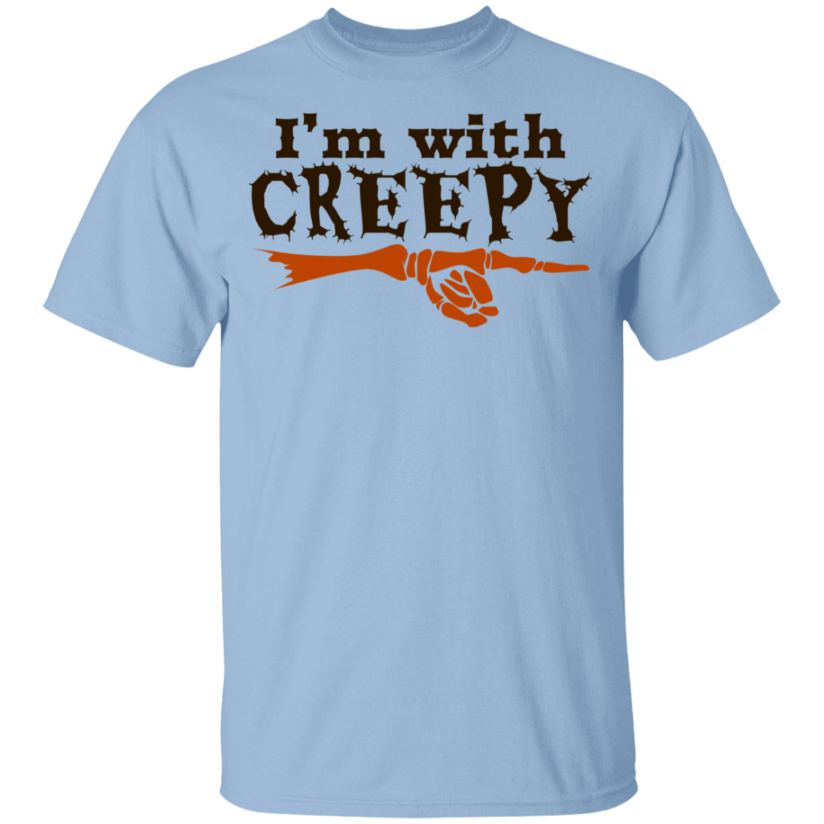 I'm With Creepy Halloween T-Shirt(Boys) - DNA Trends