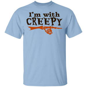 I'm With Creepy Halloween T-Shirt(Boys) - DNA Trends